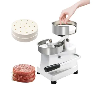 Melhor preço manual hambúrguer patty formando carne processo hambúrguer fazendo máquina