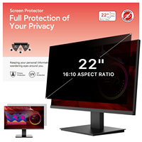 Tragbare 474*296*0,55mm Computers chutz folie Anti Scratch Privacy Displays chutz folie für Monitor 22