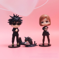H3-9CM 7 pièces = 1 ensemble Figurine d'action Anime Jujutsu Kaisen très populaire, décoration de bureau, figurine de dessin animé Jujutsu pour enfants et machine à griffes
