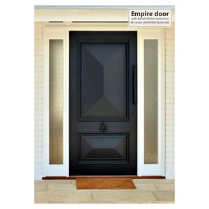 Porte d'entrée unique de classe A au design moderne Priam avec serrure intelligente pour la sécurité de l'appartement et la maison - Product Image 3