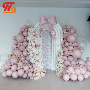 SMOOTH Elegant White Acrylic Backdrop Mariage Arch Multi-layer Pvc Background for <b>Wedding</b> - Product Image 1