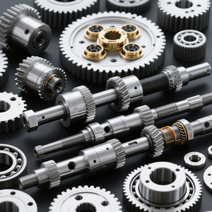 Dongguan dakunlun เกียร์ทำจากอลูมิเนียมความแม่นยำสูงเกียร์ขดจากโรงงาน - Product Image 1