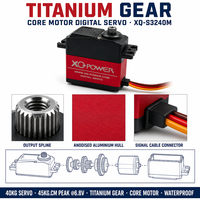 Servomoteur Crawler XQ-POWER XQ-S3240M 40KG en aluminium, moteur central étanche pour voiture RC et avion RC 6.8V, direct usine