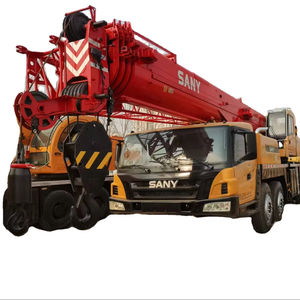 Grue mobile SANY STC250 de 50 tonnes, flèche télescopique à 5 sections, grue sur camion d'occasion, moteur Weichai, capacité de charge nominale de 50 tonnes, boîte de vitesses, roulement - Product Image 1