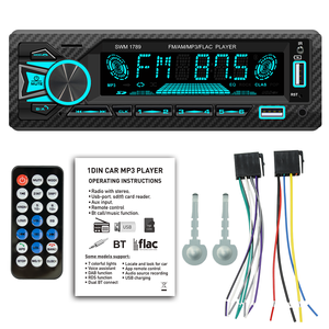 Autoradio universel BQCC 1DIN OEM ODM, fabricant, mains libres, <span class=keywords><strong>RDS</strong></span> AM/FM BT AUX, écran LCD ultra-clair, signal intelligent AI, lecteur MP3 de voiture - Product Image 4