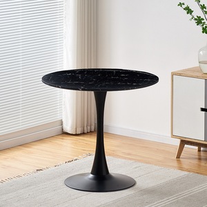 Mesa de chá redonda pequena de metal para bancada, estilo nórdico, simples e casual, para uso doméstico, móveis para sala de estar, café e leite