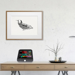 Trong nhà mini thông minh chất lượng không khí Tester PM 2.5 PM10 pm1.0 <span class=keywords><strong>Meter</strong></span> nhiệt độ độ ẩm thiết bị đo lường với màn hình đầy màu sắc hcho - Product Image 4