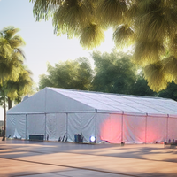 Tente de réception en PVC et alliage d'aluminium 20x20m 20x30m 30x30m pour événements, mariages et présentations extérieures