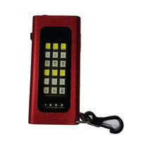 Lampe torche rechargeable SMD laser rouge 400lm turbo étanche portable de poche pour le camping, la réparation et les urgences
