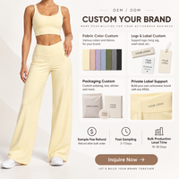Pantalon de yoga taille haute pour femme, anti-transparence, collant de sport, pantalon d'entraînement rehausseur de fessiers, vêtements de fitness athlétiques OEM ODM
