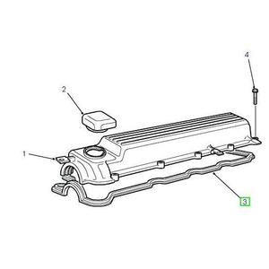 Guarnizione Coperchio Punterie ADATTA PER LAND ROVER - Product Image 1