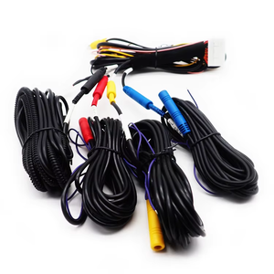 Car Radio Cable GPS Rear View Camera USB RCA Rádio Estéreo Cablagem Automotive Wire Harnesses - Product Image 5