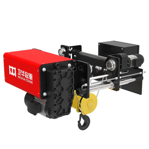 Polipasto de cuerda de alambre eléctrico de tipo europeo para producción de máquinas Certificación CE ISO Calidad 1Ton 2 Ton 5 Ton 12,5 Ton 20 Ton - Product Image 1