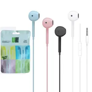 3.5mm Wired Earphone Headset 3.5 mm Earbuds Ecouteur Fil Portable Handfree Head Set Gaming In-ear Headphones with Wired