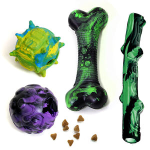 犬のおもちゃメーカー中国卸売犬のおもちゃペットの噛むおもちゃ天然ゴムフードディスペンサー耐久性のあるゴムカスタマイズ可能な色 - Product Image 4