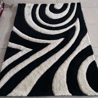 Décoration d'intérieur de luxe, tapis de sol en fourrure 3D de haute qualité, design riche, tapis
