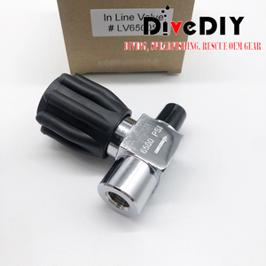 วาล์วควบคุมแรงดันสูง DPR LV6500S ชุบโครเมียมสามชั้น 6500PSI สำหรับดำน้ำ แบบอินไลน์ ช่องต่อในขนาด 1/4NPT ช่องต่อออกขนาด 1/4NPT - Product Image 5