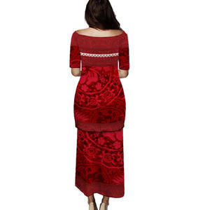 <span class=keywords><strong>Tahiti</strong></span> Combo Puletasi et chemise Tahitian Girl La Orna Style Off Shoulder Church Dresses Chemises Hawaii pour hommes POD Vêtements personnalisés - Product Image 3