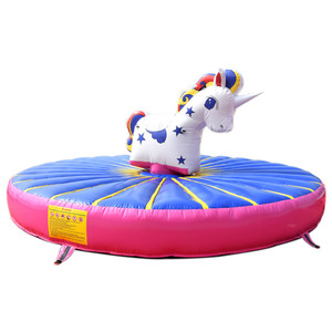 Juego Inflable <span class=keywords><strong>de</strong></span> Montar Unicornio para Niños, Juego <span class=keywords><strong>de</strong></span> Montar a Caballo <span class=keywords><strong>de</strong></span> Unicornio con Movimiento <span class=keywords><strong>de</strong></span> Empuje para Niños - Product Image 1