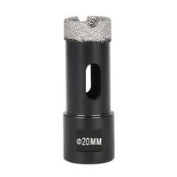 Ensemble de forets à trous diamantés de 6 à 100 mm, forets à noyau M14 avec foret pilote pour carrelage en porcelaine, granit, quartz, verre