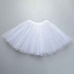 Gonne <span class=keywords><strong>Tutu</strong></span> per <span class=keywords><strong>bambina</strong></span> e bambino gonna <span class=keywords><strong>Tutu</strong></span> in Tulle 3 stelle in Tulle con paillettes abito <span class=keywords><strong>da</strong></span> ballo per bambini gonna con paillettes - Product Image 3
