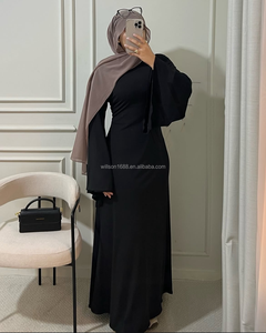 Abito Abaya Elegante e Modesto Willson, Vestibilità Comoda, <span class=keywords><strong>Abbigliamento</strong></span> Islamico Casual <span class=keywords><strong>Chic</strong></span> per Ogni Giorno - Product Image 3