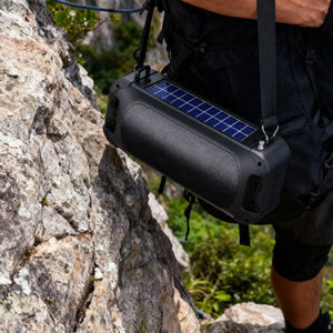 Radio DE EMERGENCIA solar Altavoz Bluetooth 1200mAh Batería 10m Rango Portátil Inalámbrico al aire libre para acampar y la playa - Product Image 6
