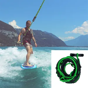 Unisex Fabriek Groothandel Pe Gevlochten Waterski Veiligheidstouw Met Eva Handvat Floater Voor Surfen