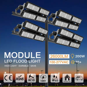 BBIER, лидер продаж, 200 Вт, солнечный свет для стадиона, водонепроницаемый наружный проекционный Светодиодный прожектор IP65 - Product Image 2