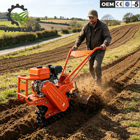 Motoculteur agricole multifonctionnel à essence/diesel avec lame de travail détachable pour stockage saisonnier
