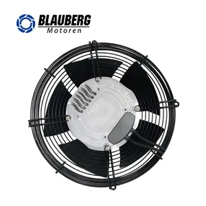Blauberg 400mm 380v curva inverso impulsor ec axial compacto ventilador variável para restaurante