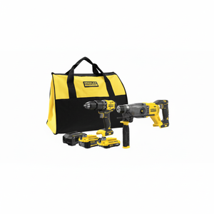 Trapano Tassellatore Rotativo Industriale STANLEY 18V Li-Ion Brushless SDS-Plus SFMCH900 e Avvitatore a Impulsi SFMCD715 Modello UTP0062 - Product Image 2