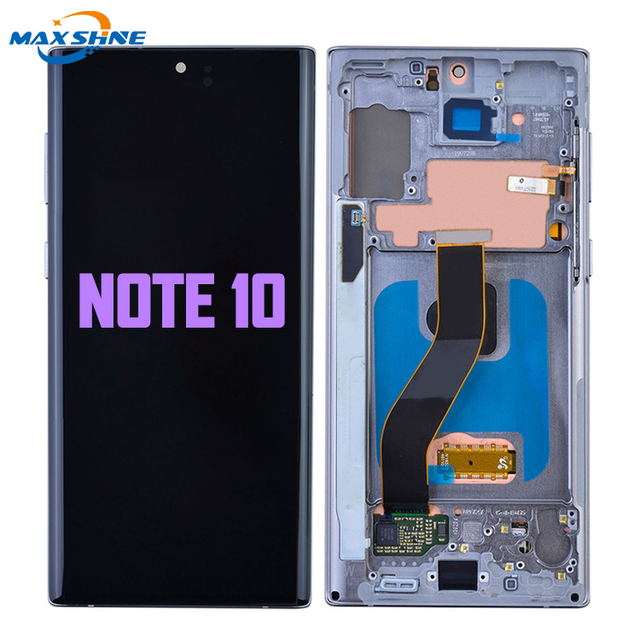 Mobile Phone Spare Parts Touch Display Screen LCDs for Samsung Galaxy Note 10 Digitizer LCD Cell Phone Replacements