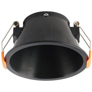 โคมไฟสปอตไลท์แบบฝัง GU10 ขนาด 83 มม. สีดำ สำหรับติดเพดาน - Product Image 1