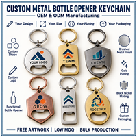 Décapsuleur de bouteille en métal de forme personnalisée, porte-clés, logo, cadeau promotionnel d'entreprise, fabrication OEM ODM