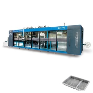 Disposable Packaging Salad <strong>Food</strong> Packaging Clear PET Plastic Fruits Box Clamshell Box Making Machine - Product Image 1