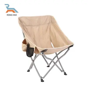 Atacado leve exterior portátil Camping lua cadeira