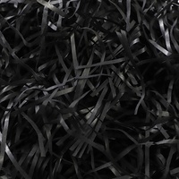 Vente en gros usine de matériau de remplissage pour boîtes cadeaux en bandes de papier raphia déchiqueté enduit d'amidon, multi-numéros, recyclable, en vrac