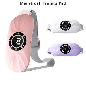 Ceinture chauffante menstruelle pour femmes, ceinture chauffante pour soulager les douleurs menstruelles, compresse chaude, masseur - Product Image 1