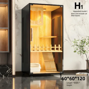 Offre Spéciale mode <span class=keywords><strong>animal</strong></span> moderne chat Villa Condo bois durable grande cage d'exposition pour salon - Product Image 3