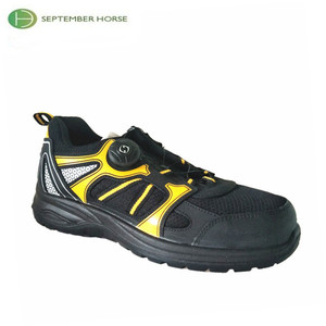 Chaussures <span class=keywords><strong>de</strong></span> <span class=keywords><strong>sécurité</strong></span> pour hommes personnalisables, élégantes, sportives, en cuir, à <span class=keywords><strong>lacets</strong></span> rapides, avec embout composite - Product Image 3