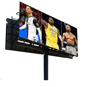 5m X 3m Outdoor Led Screen P3 P4 P5 P6 P8 P10 Double Side Backpack Led Screens For Outdoor Advertising