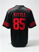 Jahitan Berkualitas Terbaik Dapat Disesuaikan # 97 BOSA # 13 PURDY #   23 McAFFREY # 49 BERIMAN # 85 KITTLE  Jersey Sepak Bola Amerika