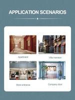 Bel pintu murah, kamera buzz wifi nirkabel dioperasikan dengan baterai ding dong, bel pintu