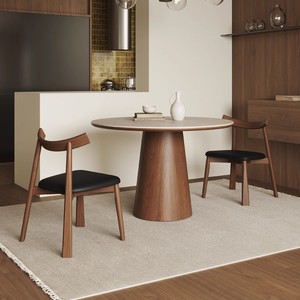 Moderno <span class=keywords><strong>tavolo</strong></span> <span class=keywords><strong>da</strong></span> <span class=keywords><strong>pranzo</strong></span> rotondo Set <span class=keywords><strong>grande</strong></span> <span class=keywords><strong>tavolo</strong></span> in legno per la casa Hotel Villa cucine <span class=keywords><strong>sala</strong></span> <span class=keywords><strong>da</strong></span> <span class=keywords><strong>pranzo</strong></span> ristorante completo Set di mobili - Product Image 4