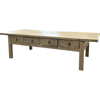 Table murale ancien en bois d'orme durcissant naturel, imitation de style vintage, réplique dans un tiroir, vente en gros, chinois