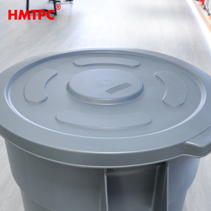 Buen Precio al por Mayor, Contenedor de <span class=keywords><strong>Basura</strong></span> Redondo de Plástico HDPE de <span class=keywords><strong>200</strong></span> <span class=keywords><strong>Litros</strong></span>/55 Galones, <span class=keywords><strong>Cubo</strong></span> de <span class=keywords><strong>Basura</strong></span> para el Hogar y Exteriores - Product Image 4