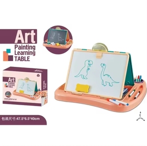 Tavolo <span class=keywords><strong>di</strong></span> apprendimento per disegno e scrittura in plastica da tavolo 2 in 1 per bambini - Product Image 6