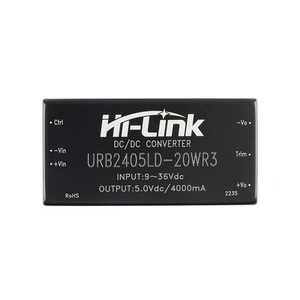 Module d'alimentation isolé non régulé à faible puissance DC-DC Hi-Link Stock 24V vers 5V HLK-URB2405LD-20WR3 - Product Image 1