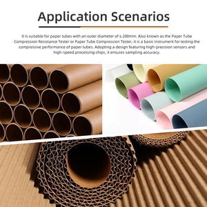 Tester Digitale Intelligente ad Alta Precisione per Compressione di Tubi di Carta, Capacità 500kg, con Tracciabilità dei Dati - Product Image 6
